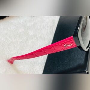 Dior Lady Authentic Hot Pink and Black Women’s Sunglasses